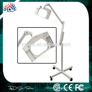Fashionable LED square Magnifying Glass Lamp floor, 5X Magnifing Glass LED Lamp Lighted Magnifier